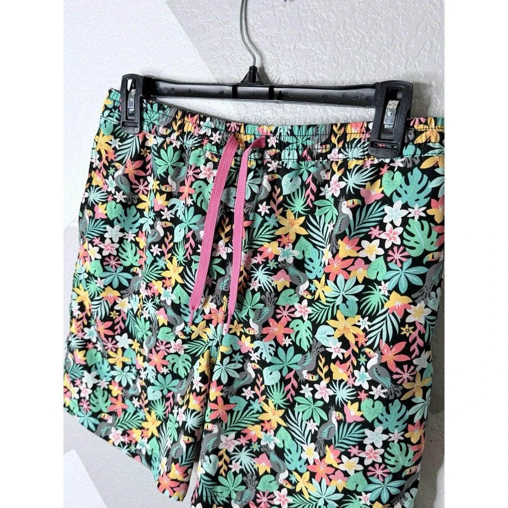 Chubbies The Toucan Do Its Swim Trunks Boys Size L 14/16 Tropical Toucan Floral